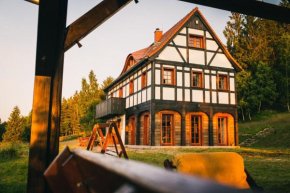 Izerski Horyzont - dom z balią w leśnej perspektywie, Kopaniec